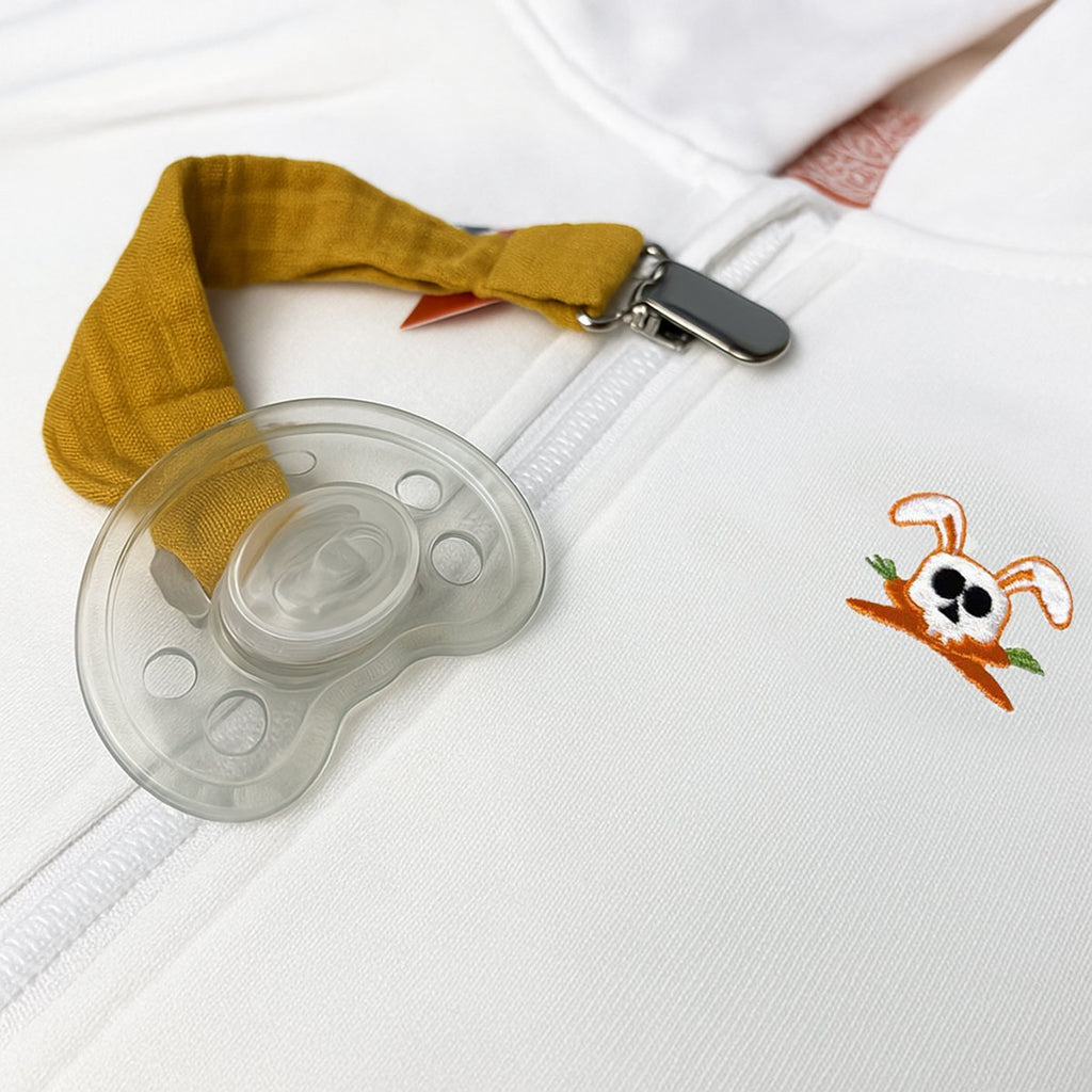 Attache-Tétine en Coton Bio – Teddy Honey