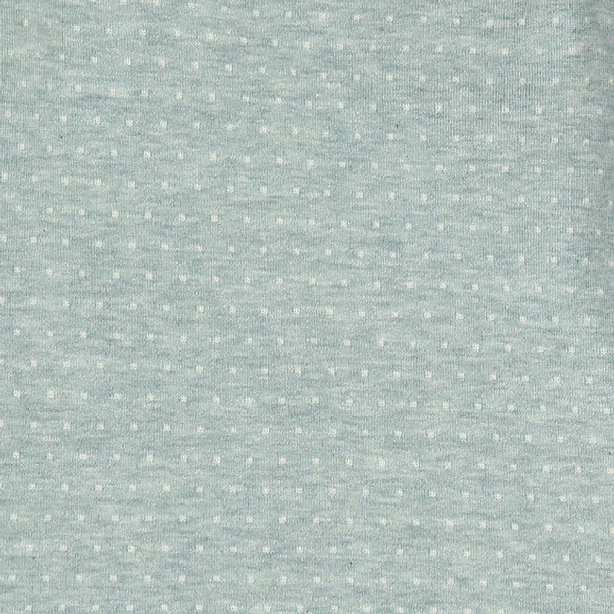 Pyjama Une-Pièce en Coton Bio – Aqua mélangé