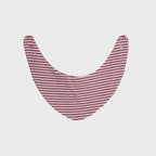 Bavoir bébé en coton bio – Bordeaux