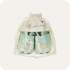 Chaussons bébé en cuir souple – Lamas