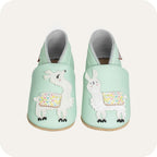 Chaussons bébé en cuir souple – Lamas