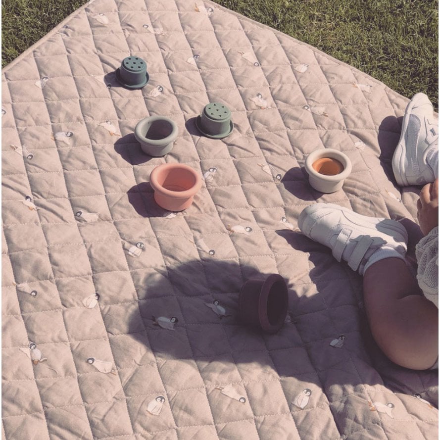 Tapis de jeu rembourré Pingouin