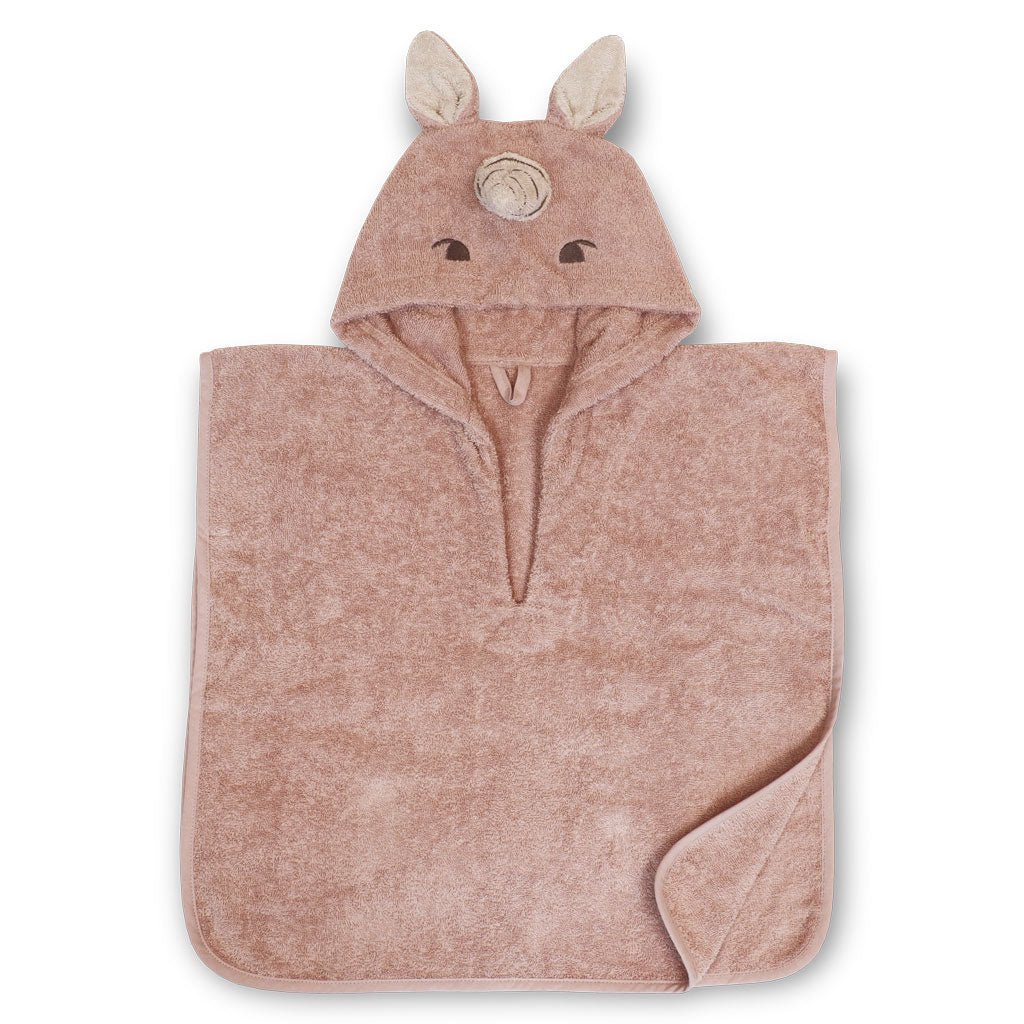 Poncho Licorne Rose