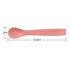 Ensemble de cuillères courbées en silicone – 4 pièces
