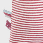 Body Bébé Bio à Manches Courtes – Bordeaux Rayé