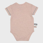 Body Bébé Bio à Manches Courtes – Rose