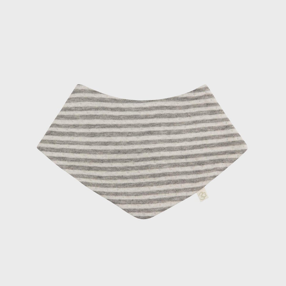Bavoir bébé en coton bio – Gris