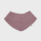 Bavoir bébé en coton bio – Bordeaux