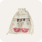 Chaussons bébé en cuir souple – Flamants Roses