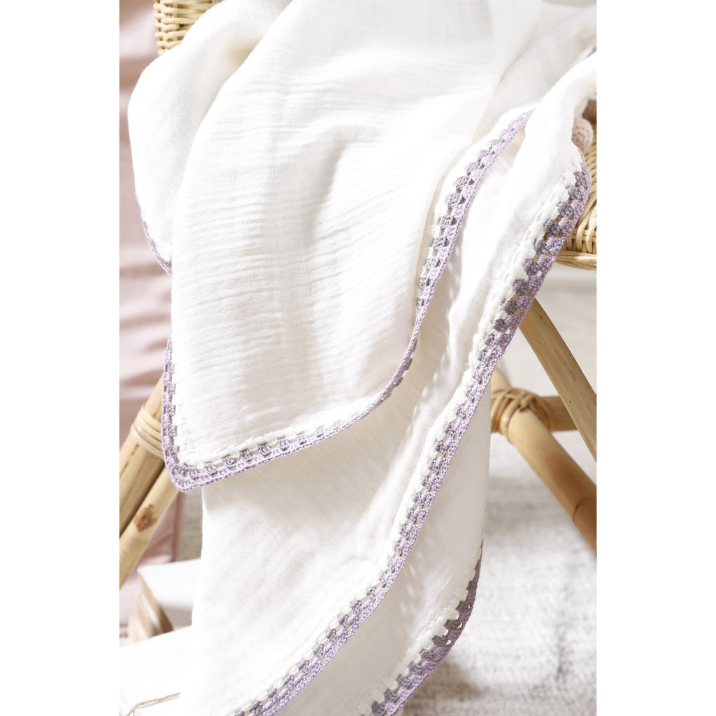Couverture Mousseline CROCHET