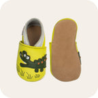 Chaussons bébé en cuir souple – Croc’Savane