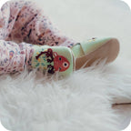 Chaussons bébé en cuir souple – Renne