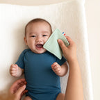 Lingettes lavables en Coton Bio Blanc et Vert