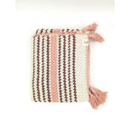 Couverture Bohémian en Coton Bio – Rose