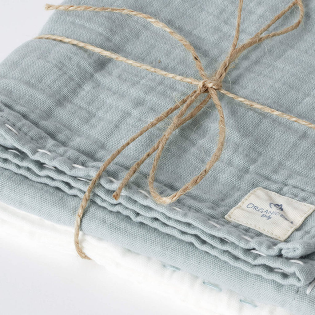 Lot de 2 langes en mousseline bio