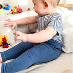 Legging Bébé en Coton Bio –  Indigo