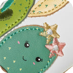 Chaussons bébé en cuir souple – Cactus