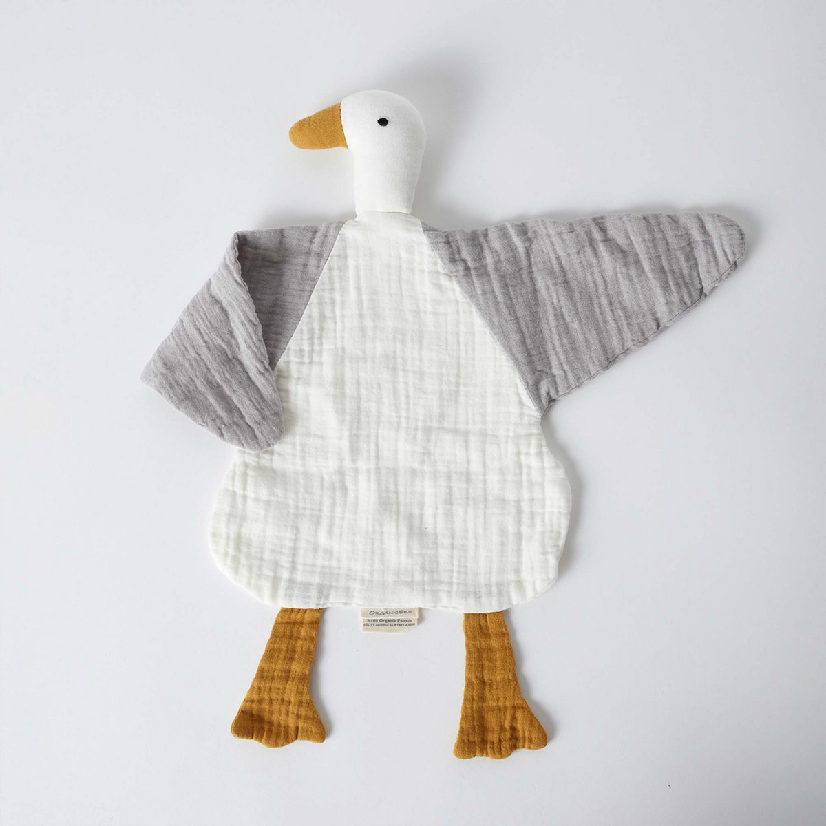 Doudou Canard en Mousseline Bio