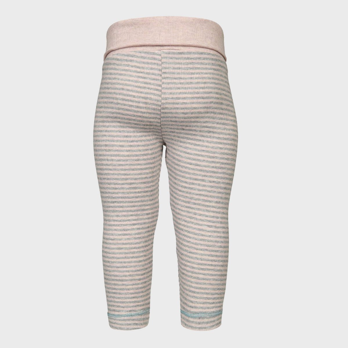 Legging Bébé en Coton Bio –  Rayures Rose