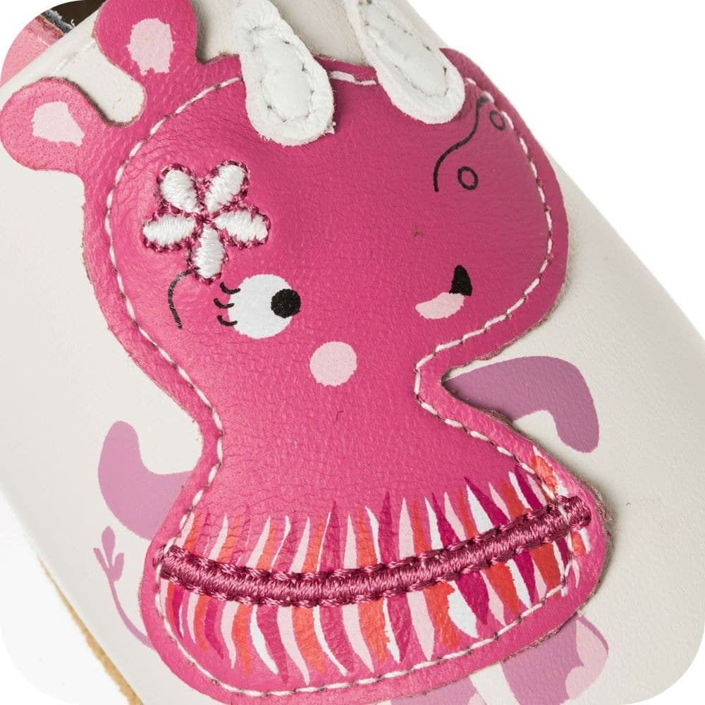 Chaussons bébé en cuir souple – Rhino Danseuses
