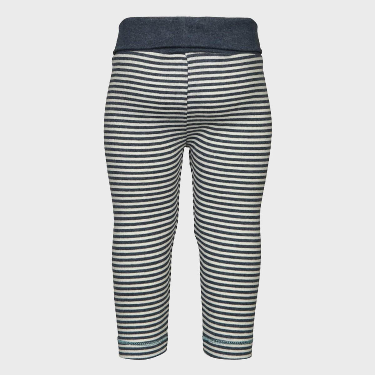 Legging Bébé en Coton Bio - Rayé Indigo