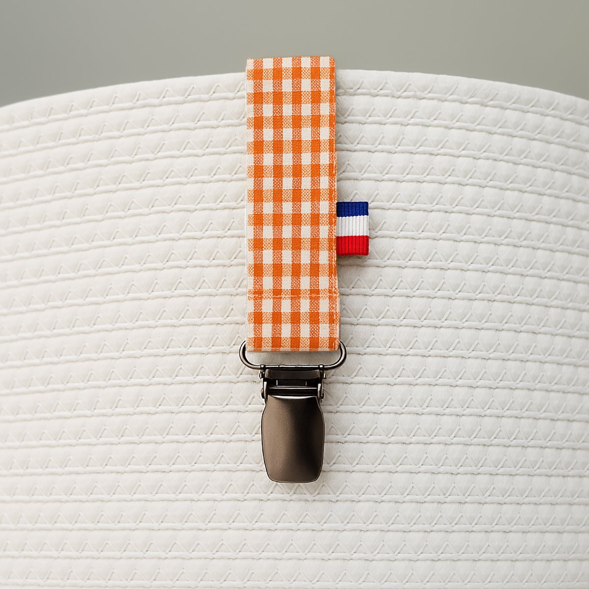 Attache-Tétine en Coton Bio – Teddy Vichy