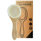 Brosse à cheveux en bambou – Poils ultra-doux pour bébé
