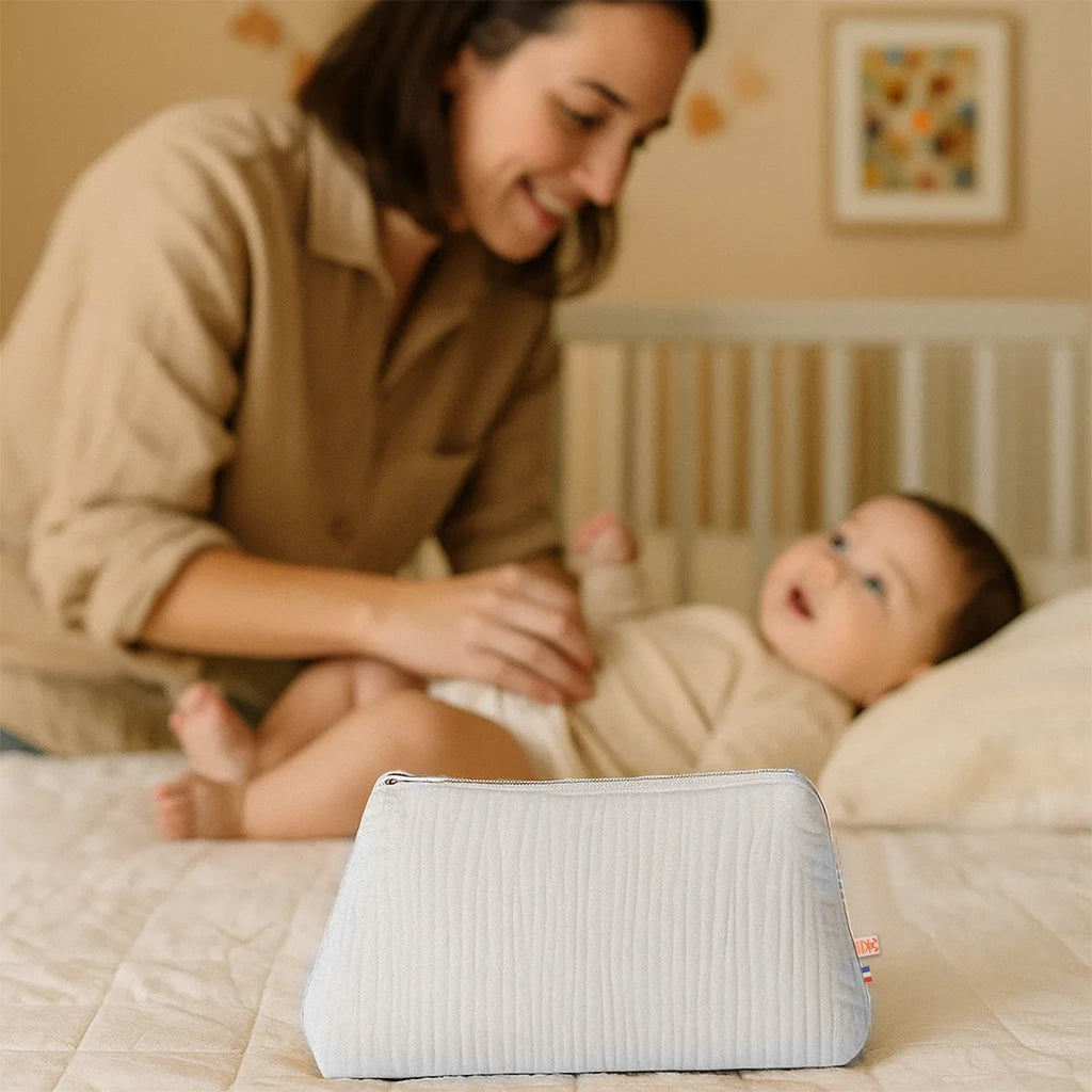 Trousse de Toilette en Coton Bio Blanc