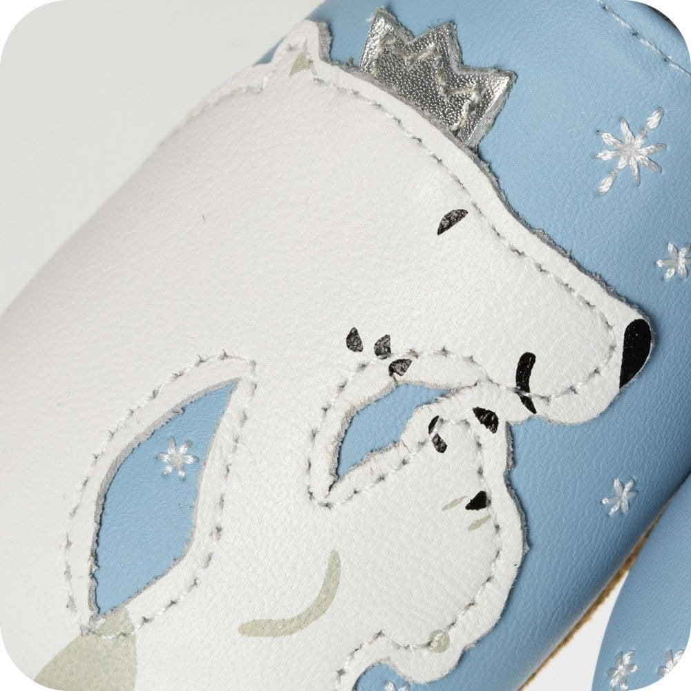 Chaussons bébé en cuir souple – Câlin d’ours