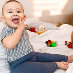 Legging Bébé en Coton Bio –  Indigo